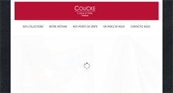 Desktop Screenshot of coucke.com
