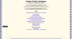 Desktop Screenshot of coucke.net